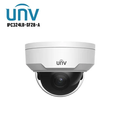 Uniview 4MP IR Vandal Proof IP Dome Camera IPC324LB SF28 A AC GHAR