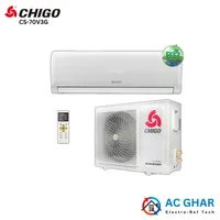 Chigo 2.0 Ton Wall Mounted Inverter Air Conditioner - CS-70V3G