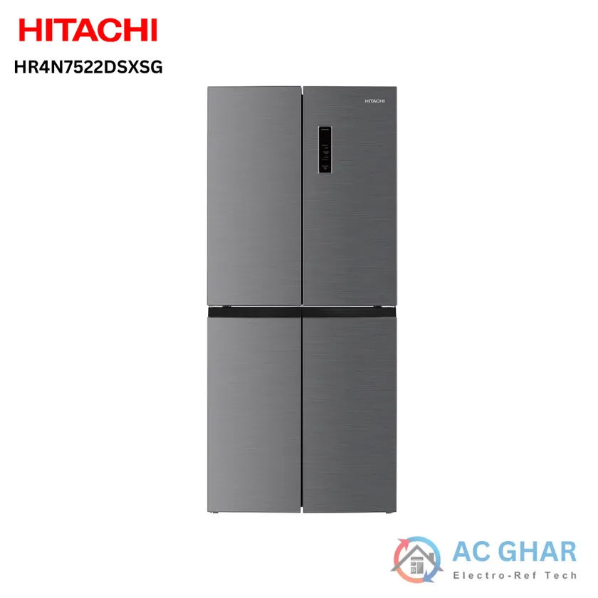 Hitachi 466 Liters Four Door Refrigerator-HR4N7522DSXSG | AC GHAR