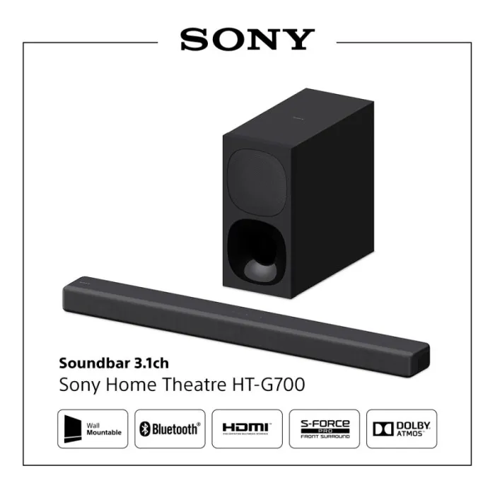 SONY 400-Watt 7.1.2 Surround Sound - HT-G700 | AC GHAR