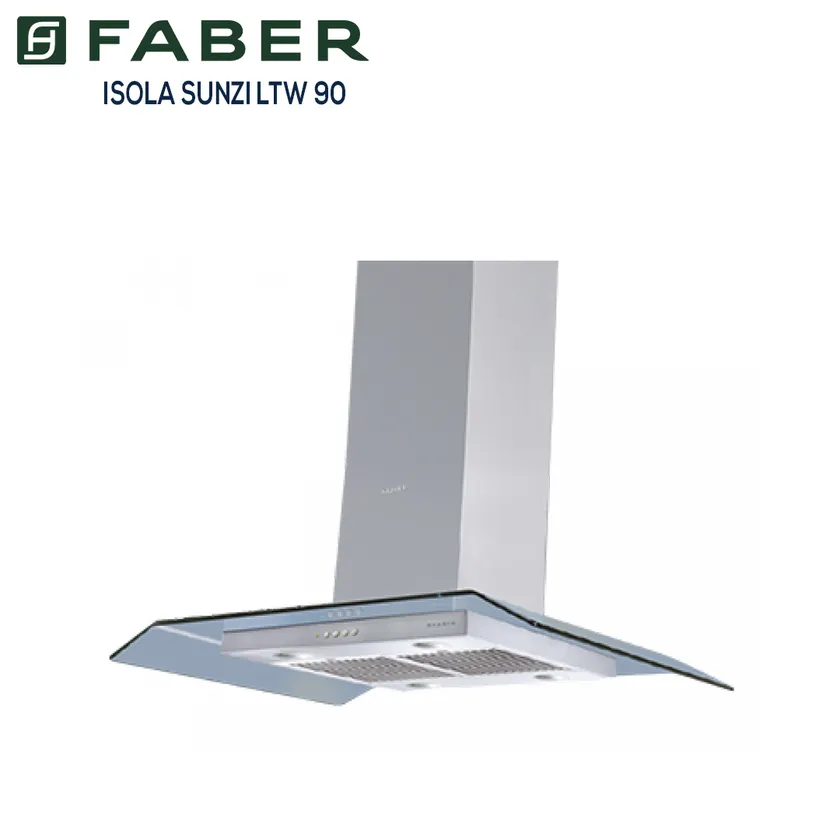 Faber island outlet chimney 90cm