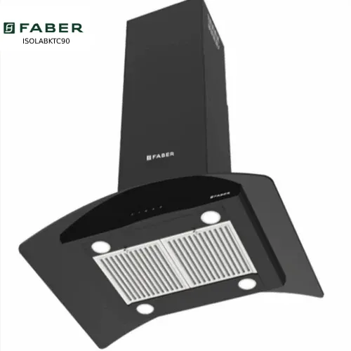 Faber island chimney deals 90cm