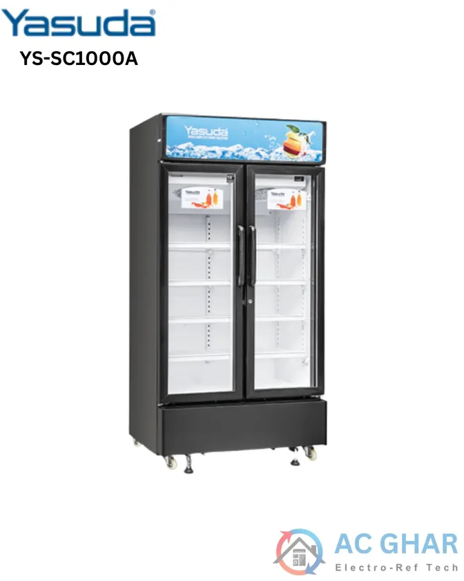 Yasuda 1000 L Upright Showcase Freezer - YS-SC1000A | AC GHAR
