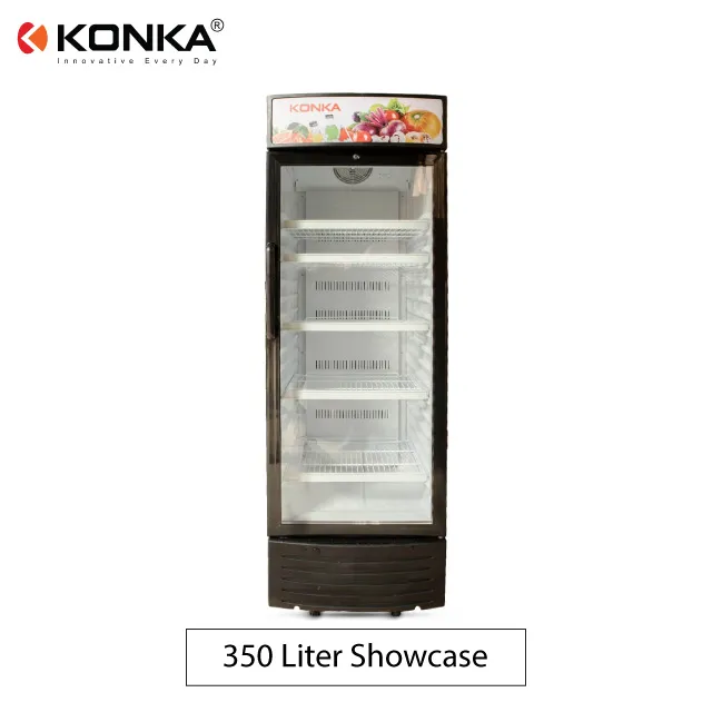 Konka glass door deals refrigerator