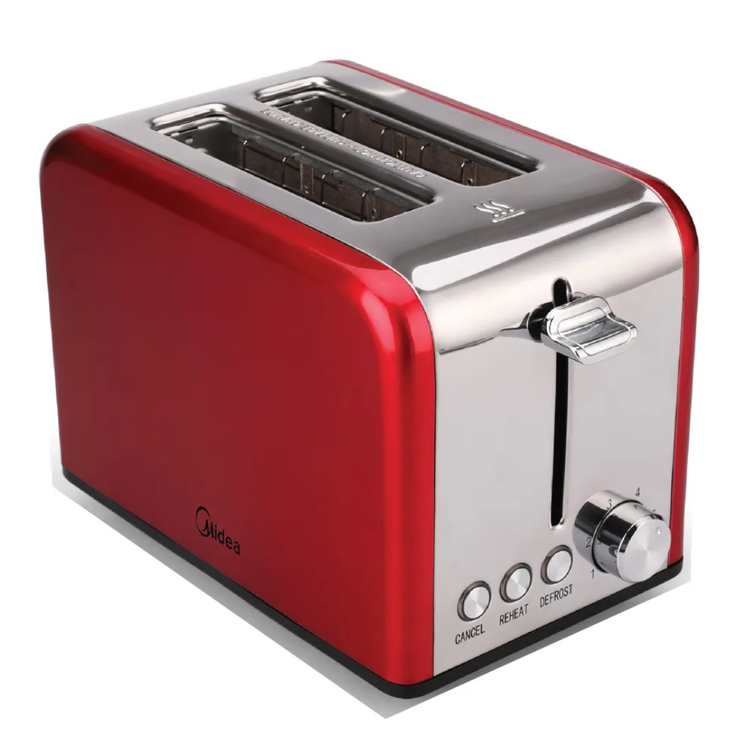 Midea 2 Slice Toaster - MT-RS2L17W RED