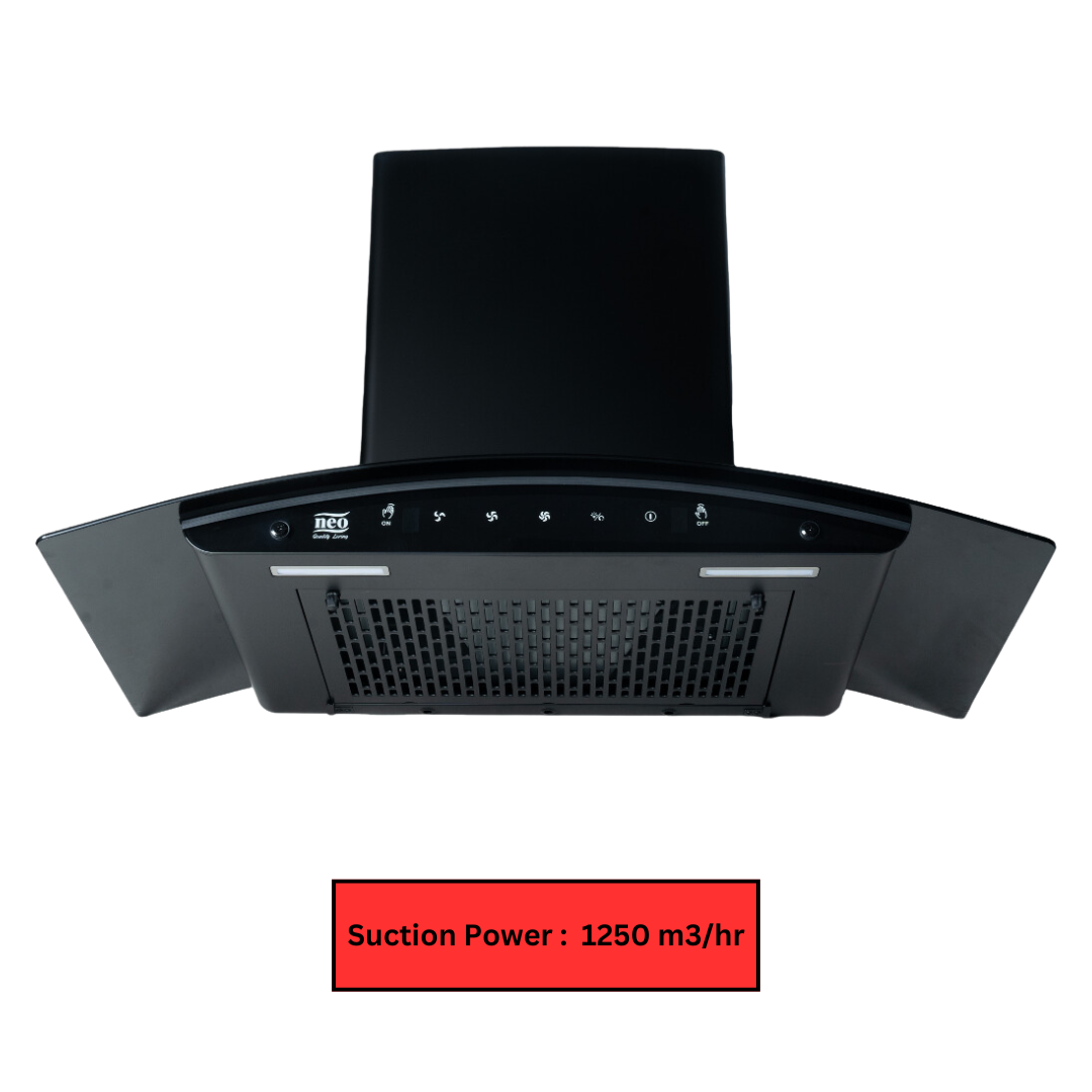 Neo 90 cm Baffle Filter Wall Mount Chimney - Exotica  