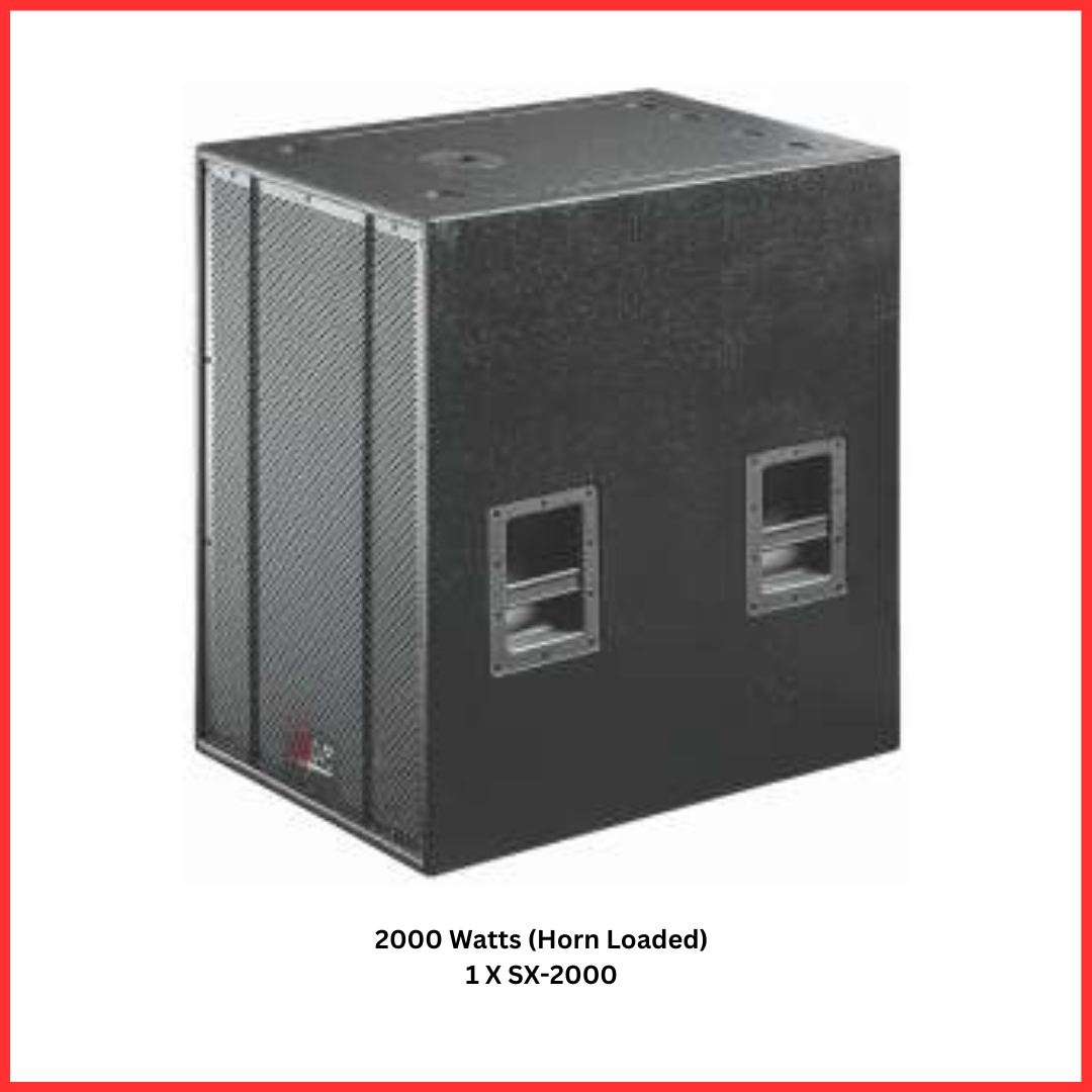 Mpro 1x 18” Sound Columns (Paint Finish) - CX-2000 LD