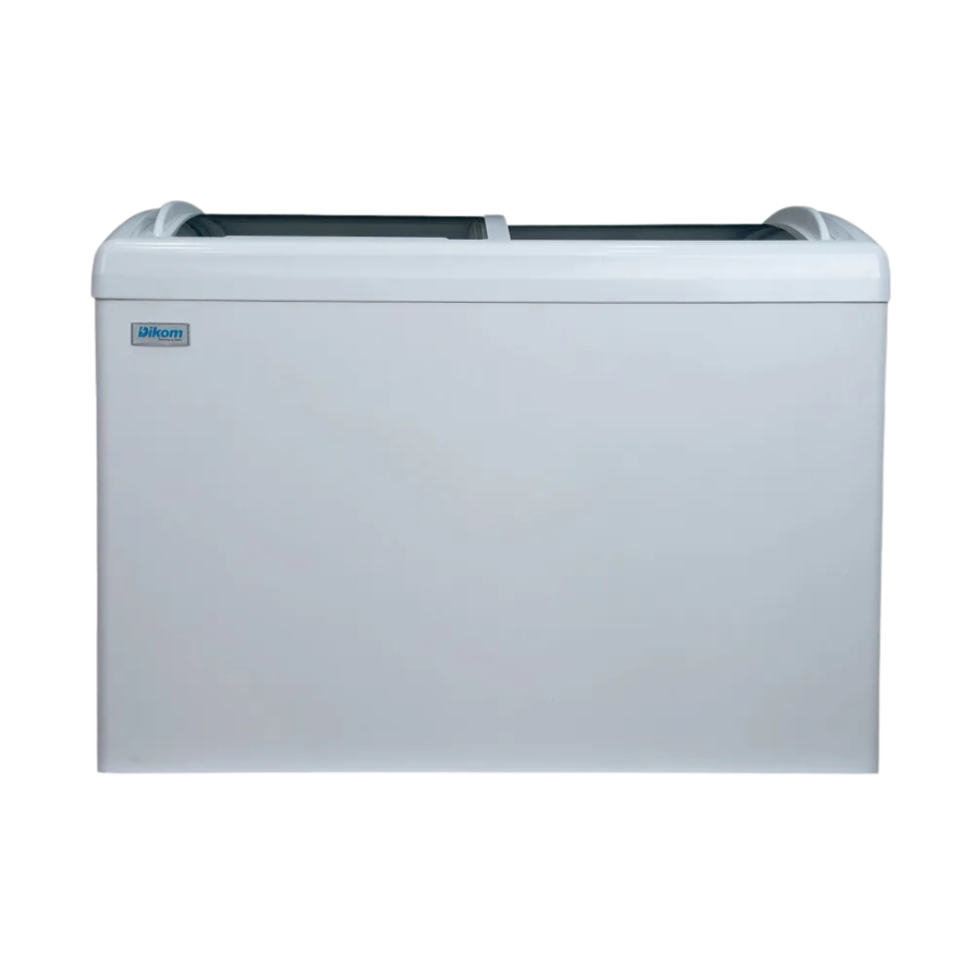 Dikom 378L Showcase Curved Glass Deep Freezer - TBG-DKMSF