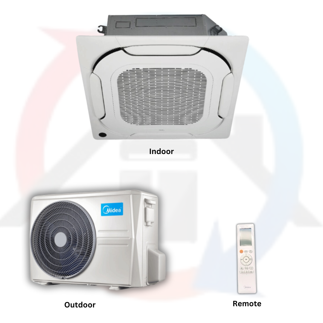 Midea 2.0 Ton Ceiling Cassette Non-Inverter AC