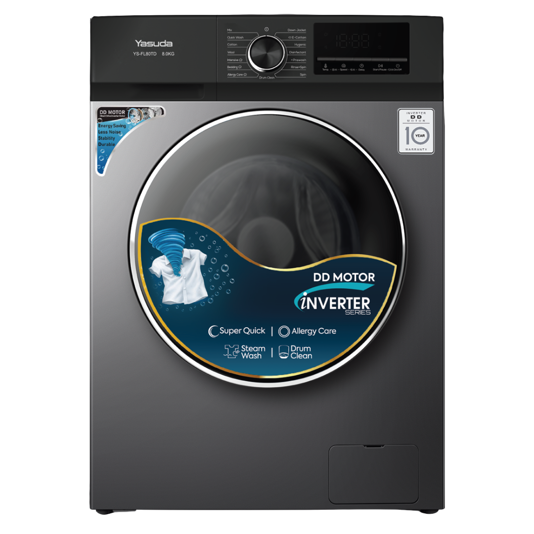 Yasuda 8.0 Kg Front Load Washing Machine YS-FL80TD