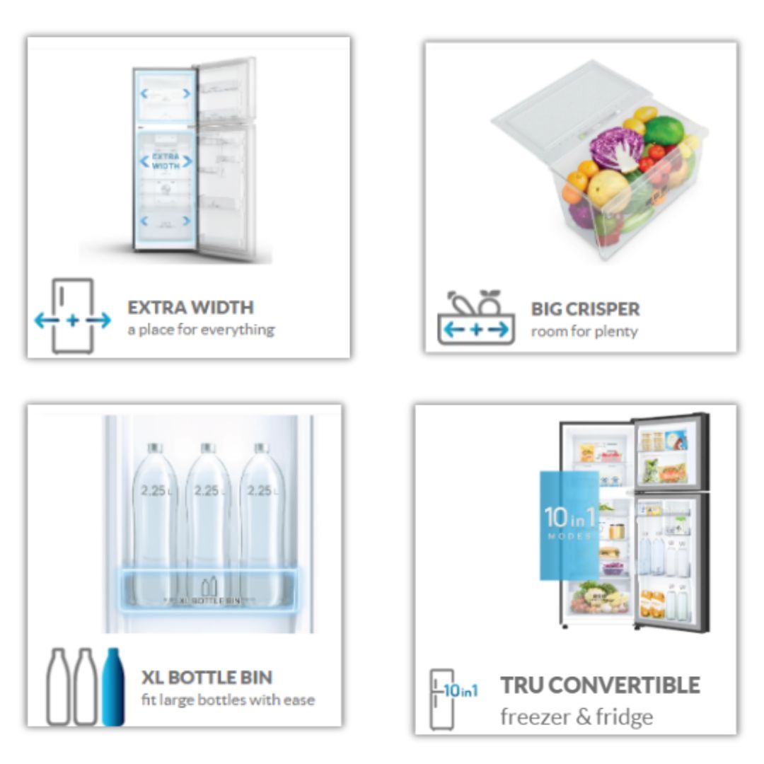 IFB 285 Ltr Double Door Refrigerator - SURROUND -COOL IFBFF-3152FBS