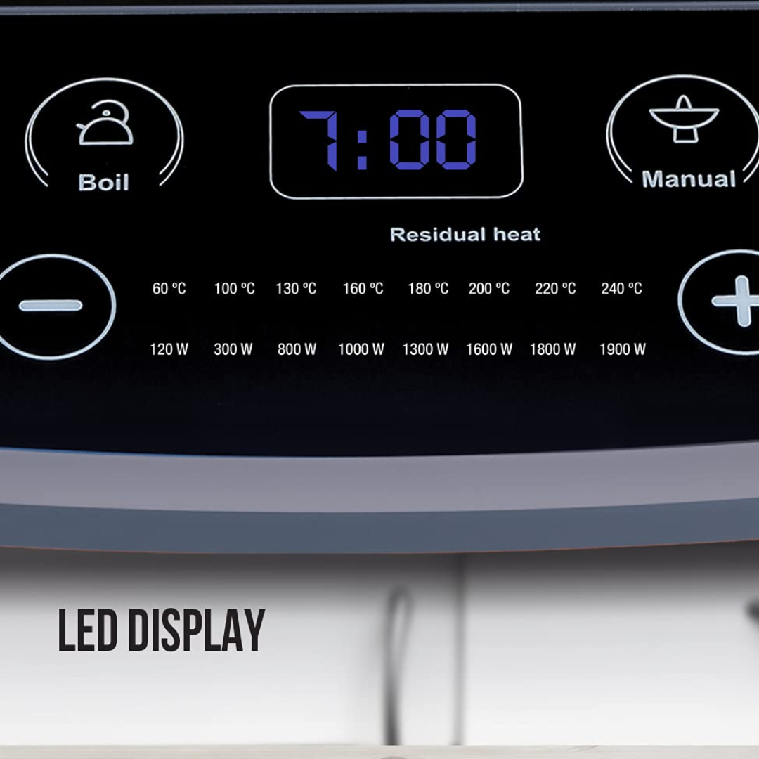 Havells Alloy Steel Insta Cook ET 1900 Watt Induction Cooktop - GHCICAXK