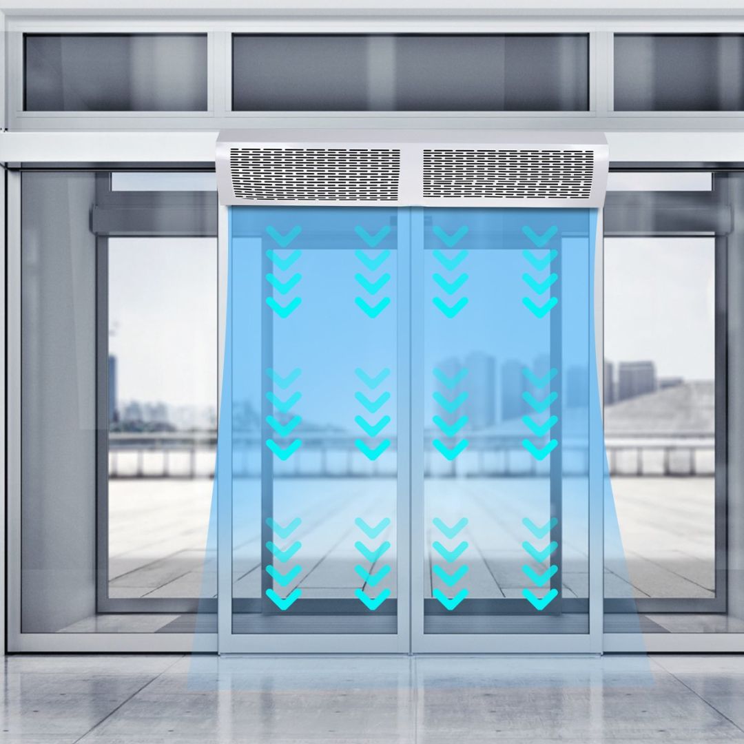 3ft (91.44 cm) MS Powder coated ABS Blower Air Curtain