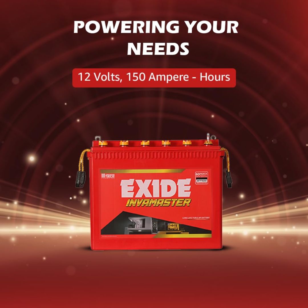 Exide 12V-150AH Inverter Tubular Battery - FEMO-IMTT1500