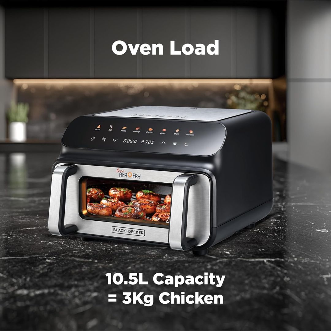 Black Decker 15 Ltr 1700W Air Fryer - AOF150-B5