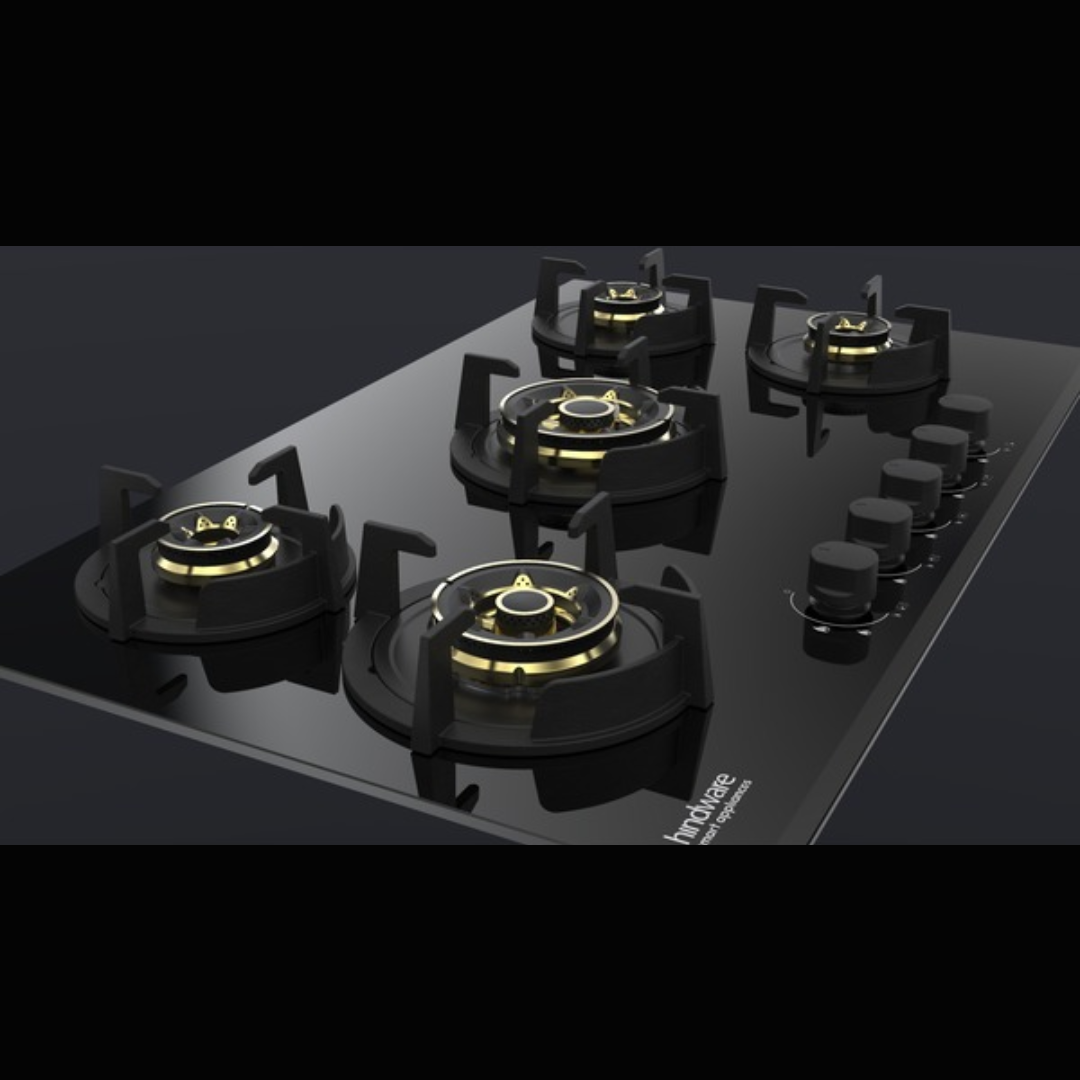 Hindware 5 Burner Auto Ignition Built in Hobs - HAZEL 5B 86 