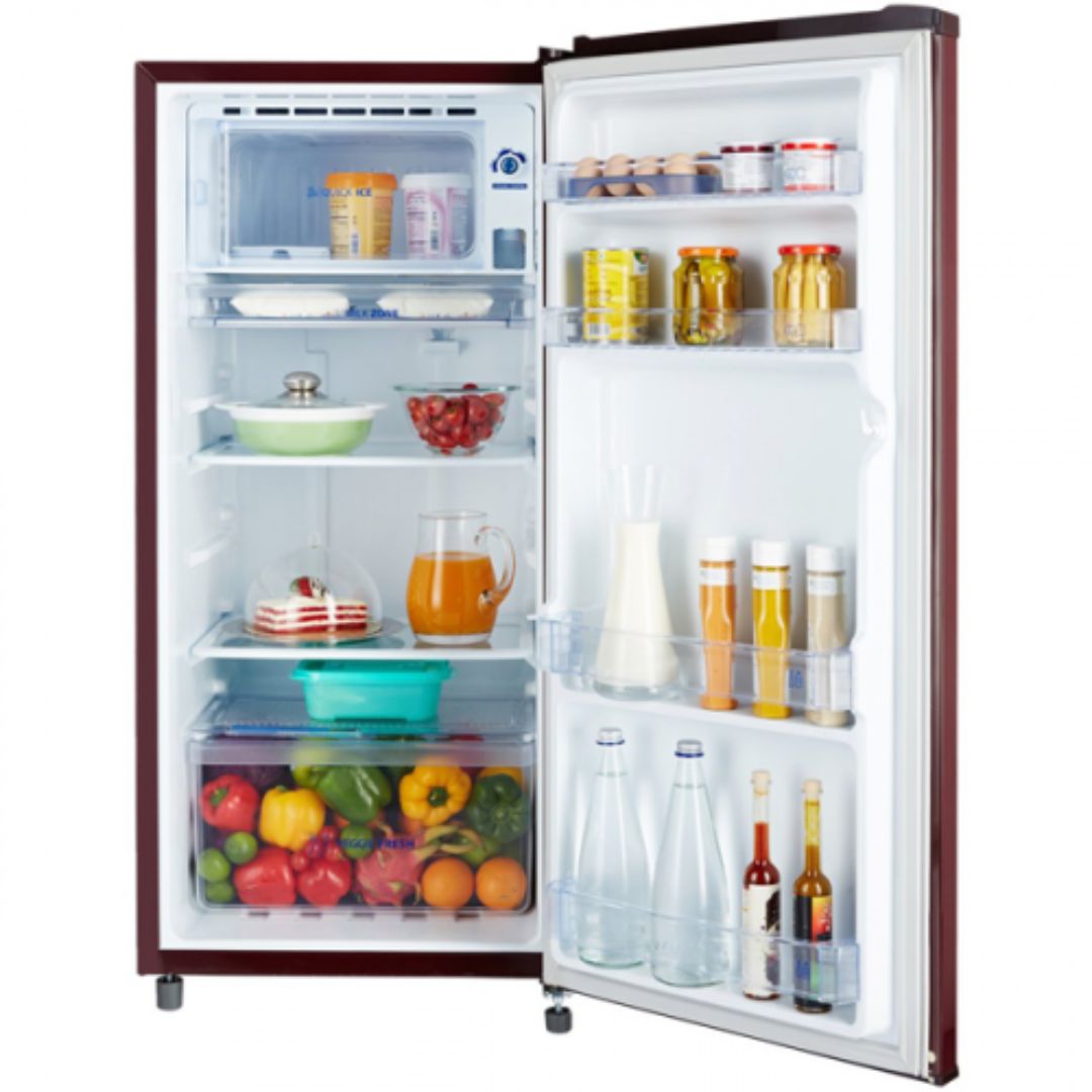 Whirlpool 185 Ltr. 73448 200 Single Door Refrigerator - 200 Genius CLS Plus 1S Titan Steel-Nep