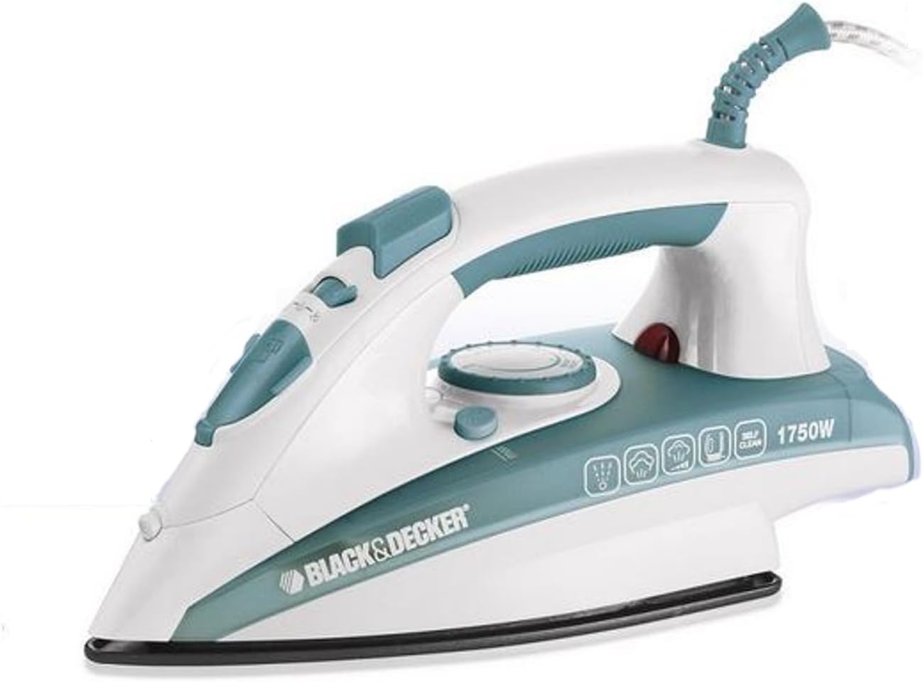 Black+Decker 1750W Steam With Ceramic Soleplate Iron - X1600-B5