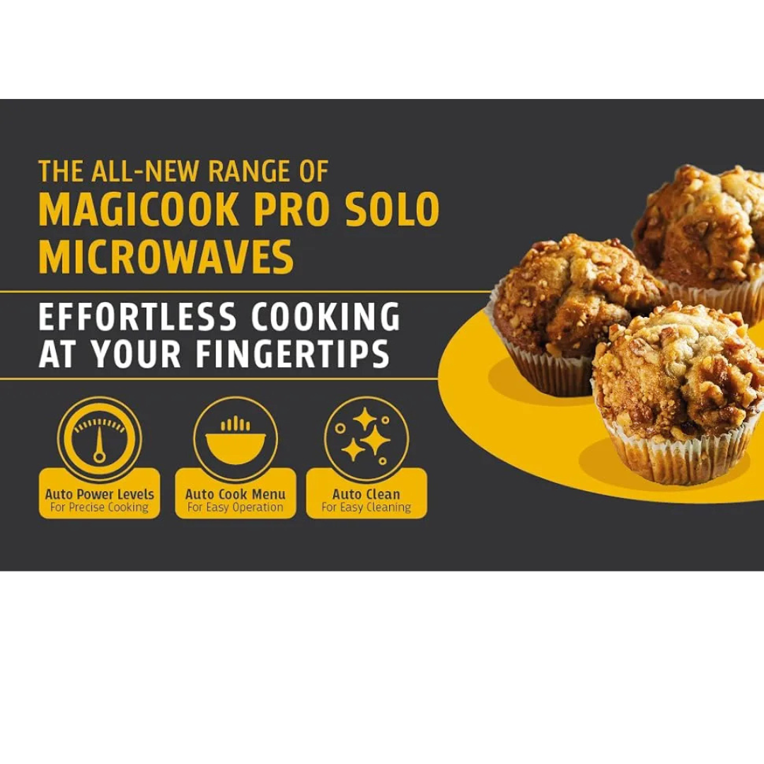 Whirlpool 20Ltr Microwave Oven - MAGICOOK PRO 20SE BLACK