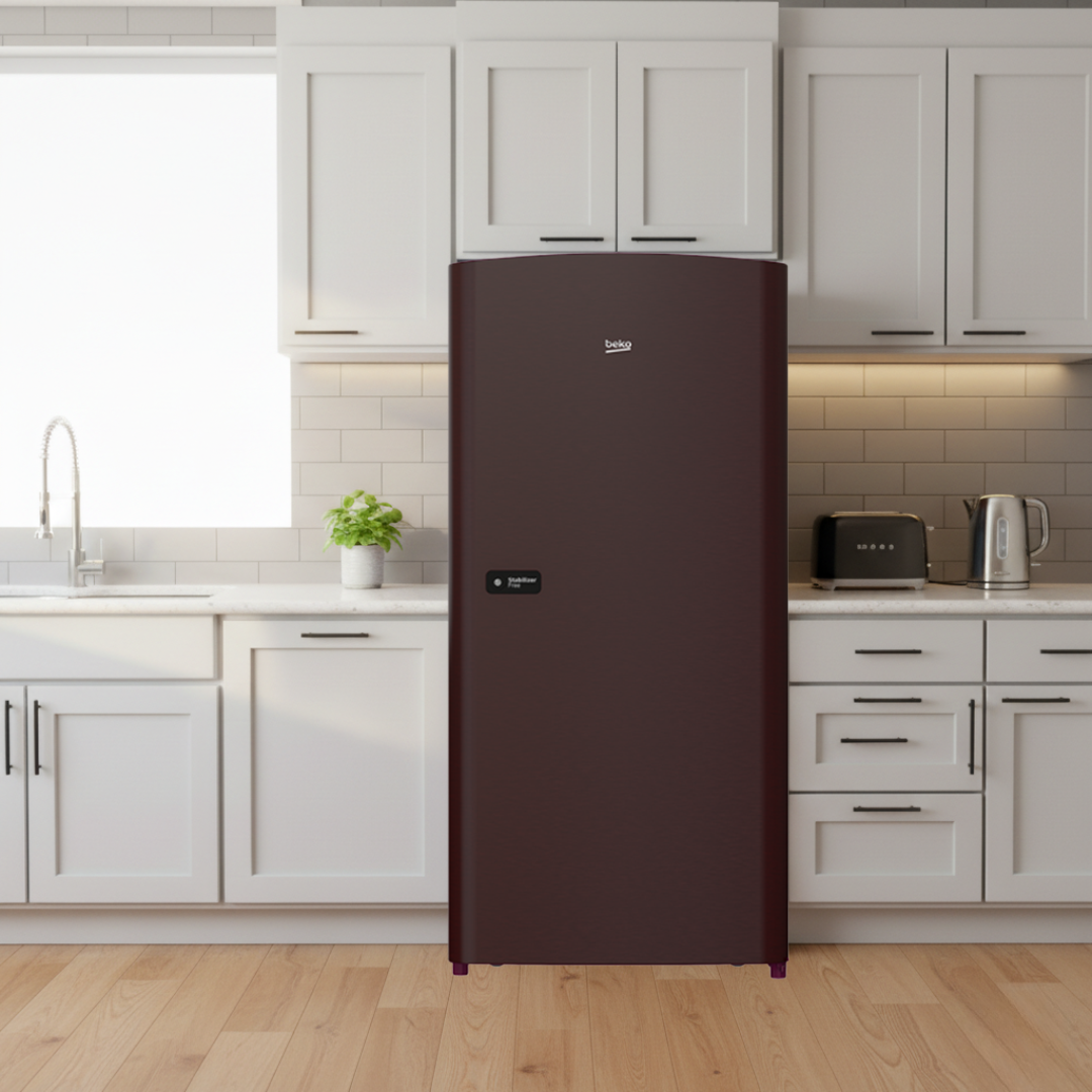 Beko 188 Liter Single Door Refrigerator - RDC208SPLSR/XI