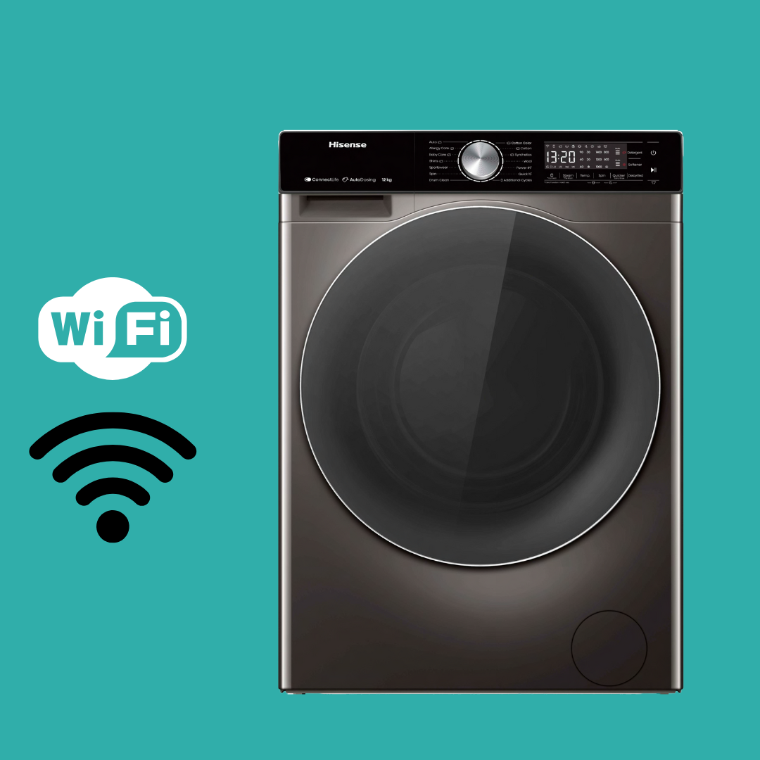 Hisense 8 Kg Front Load Inverter Washing Machine - WFQA8014-PVT001 