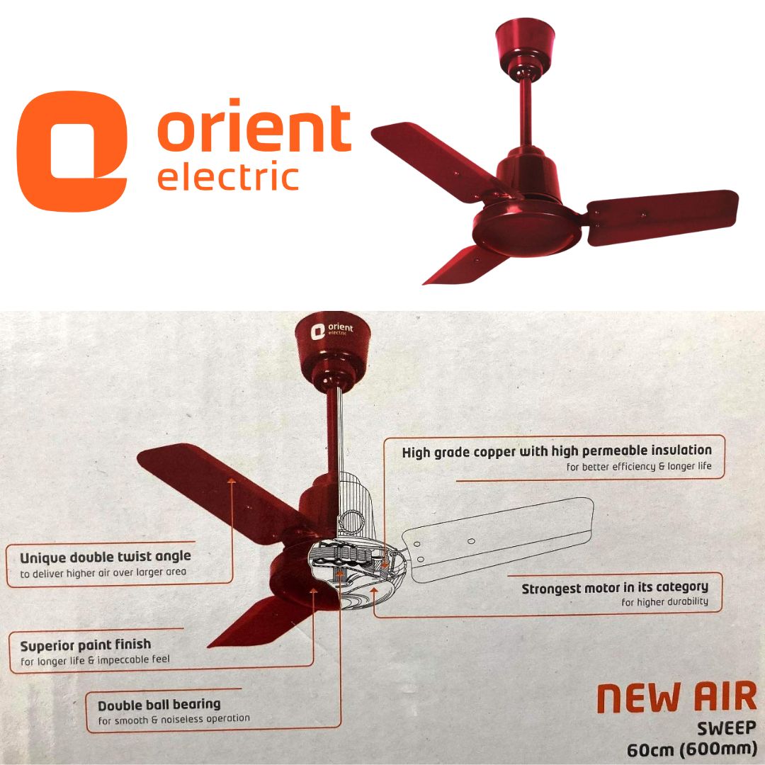 Orient NEW AIR 24 Inch High Speed Ceiling Fan 