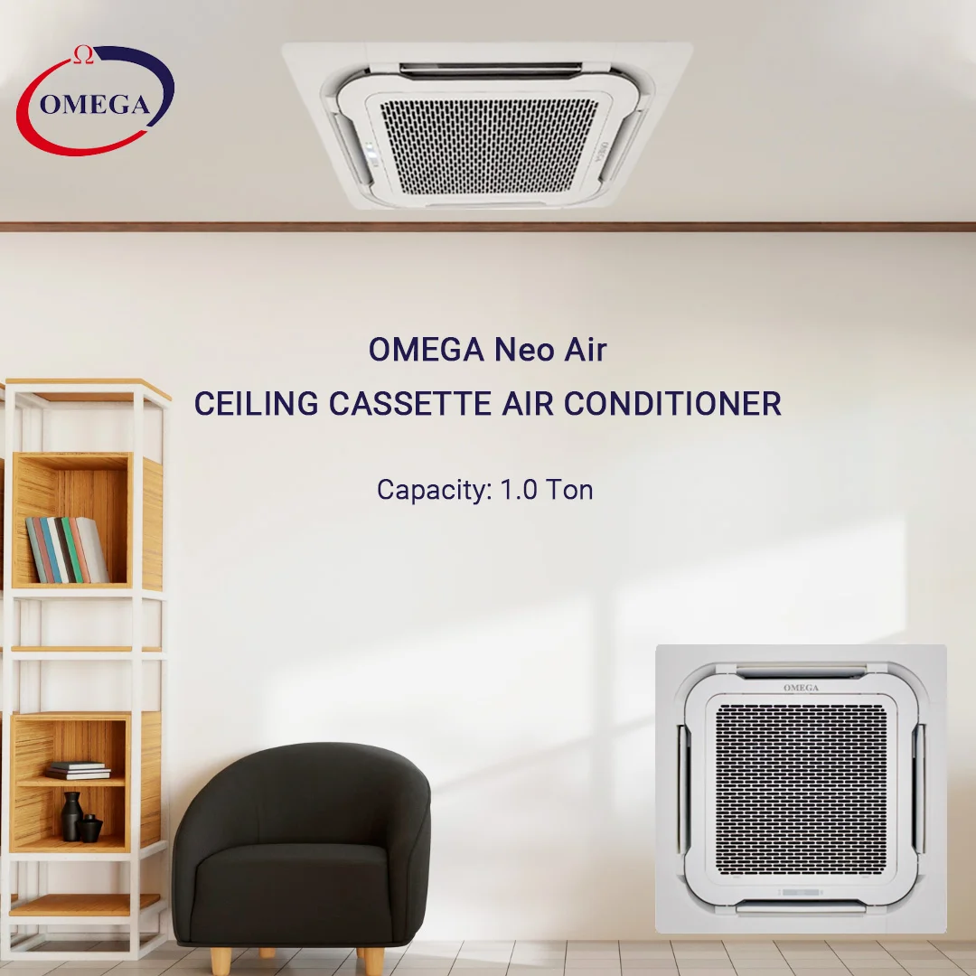 OOMEGA 1.0 Ton (NeoAir) Non-Inverter Ceiling Cassette Air Conditioner