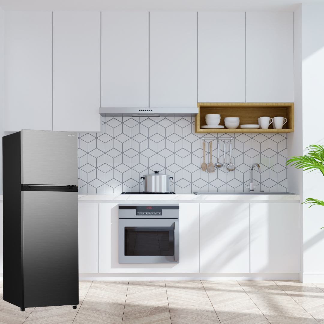 Hitachi 275 Liters Double Door Refrigerator-HRTN5275MFPSVKH
