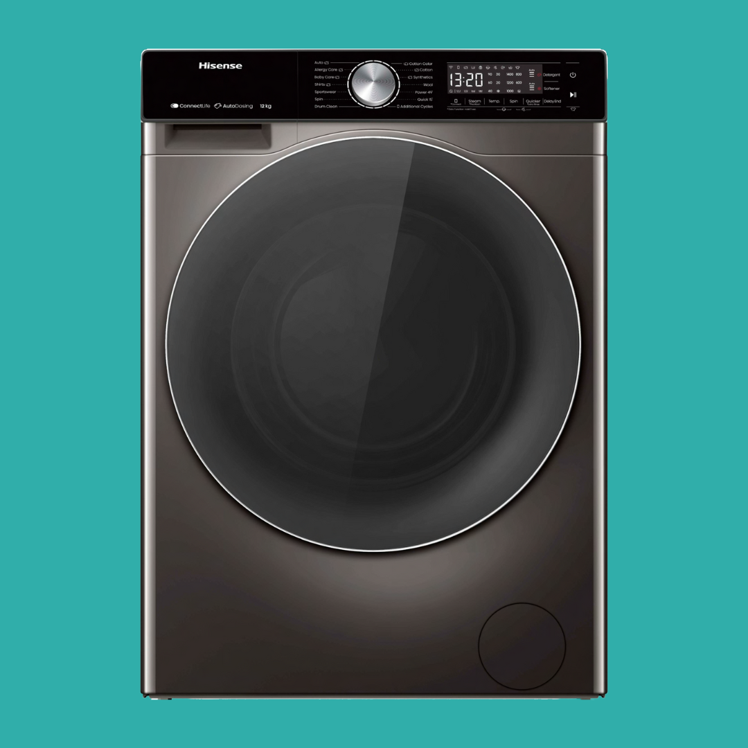 Hisense 8 Kg Front Load Inverter Washing Machine - WFQA8014-PVT001