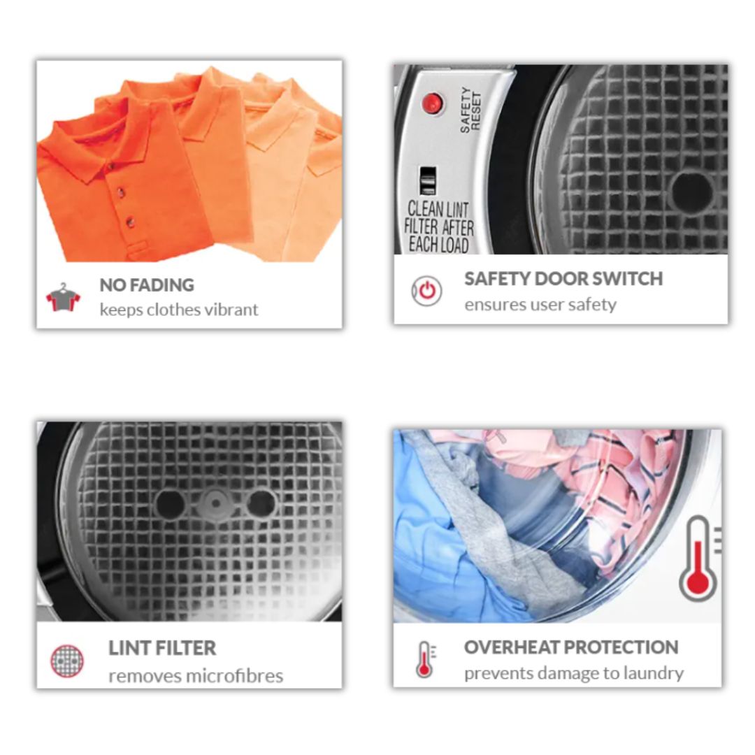 IFB 5.5 Kg Maxi Dryer/Turbo Dry Clothes Dryer