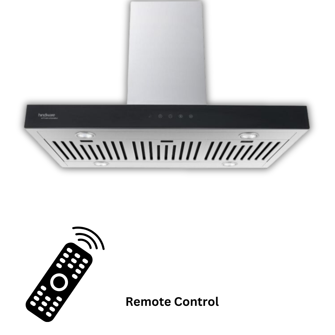 Hindware 90 cm Auto Clean Island Chimney - Cravia Neo 