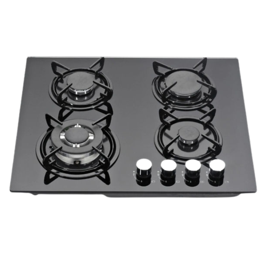 Midea 4 Burner LPG Gas Hob Glass Top - 60G40ME401-GFT