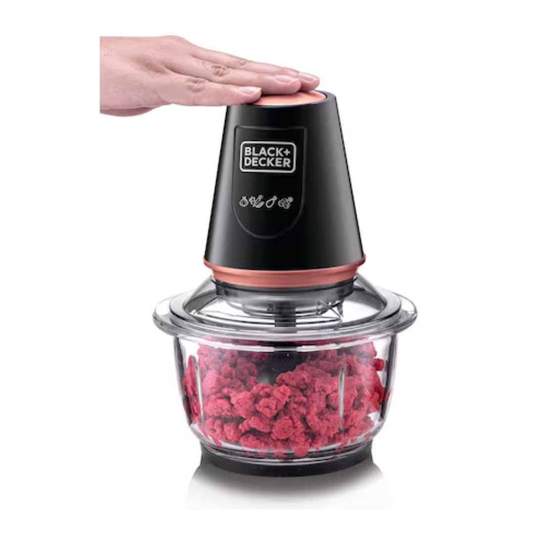 Black+Decker 400W Multifunction Glass Chopper - GC430-B5