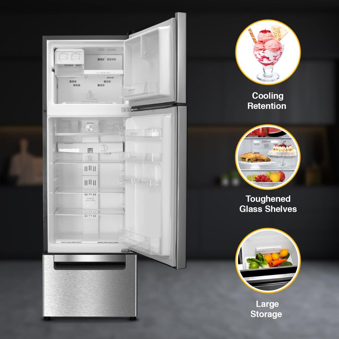 Whirlpool 185 Ltr. 73448 200 Single Door Refrigerator - 200 Genius CLS Plus 1S Titan Steel-Nep