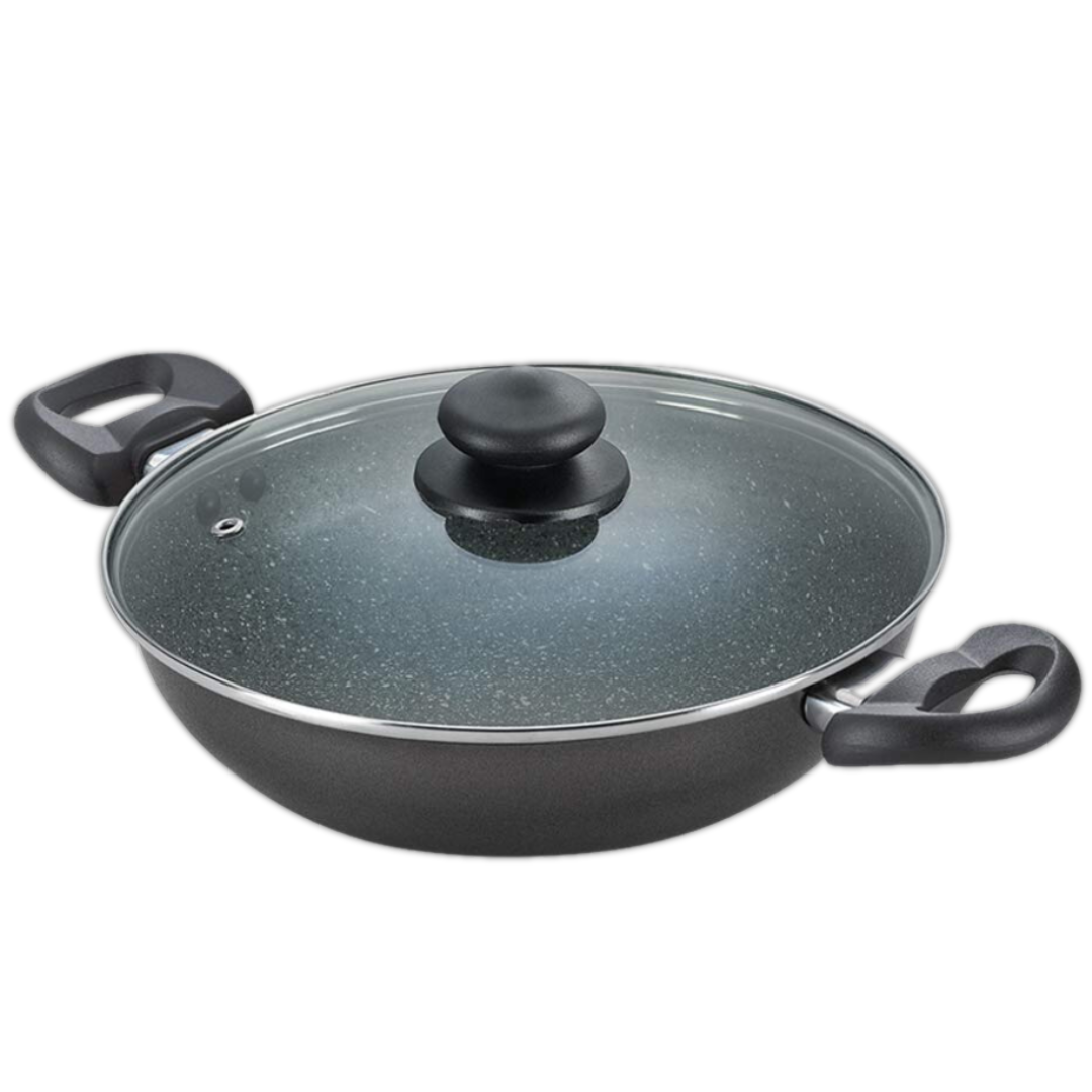 Prestige 36310 2.3 Ltr OMG DLX Aluminium Non-Stick Milk Pan with Glass Lid 