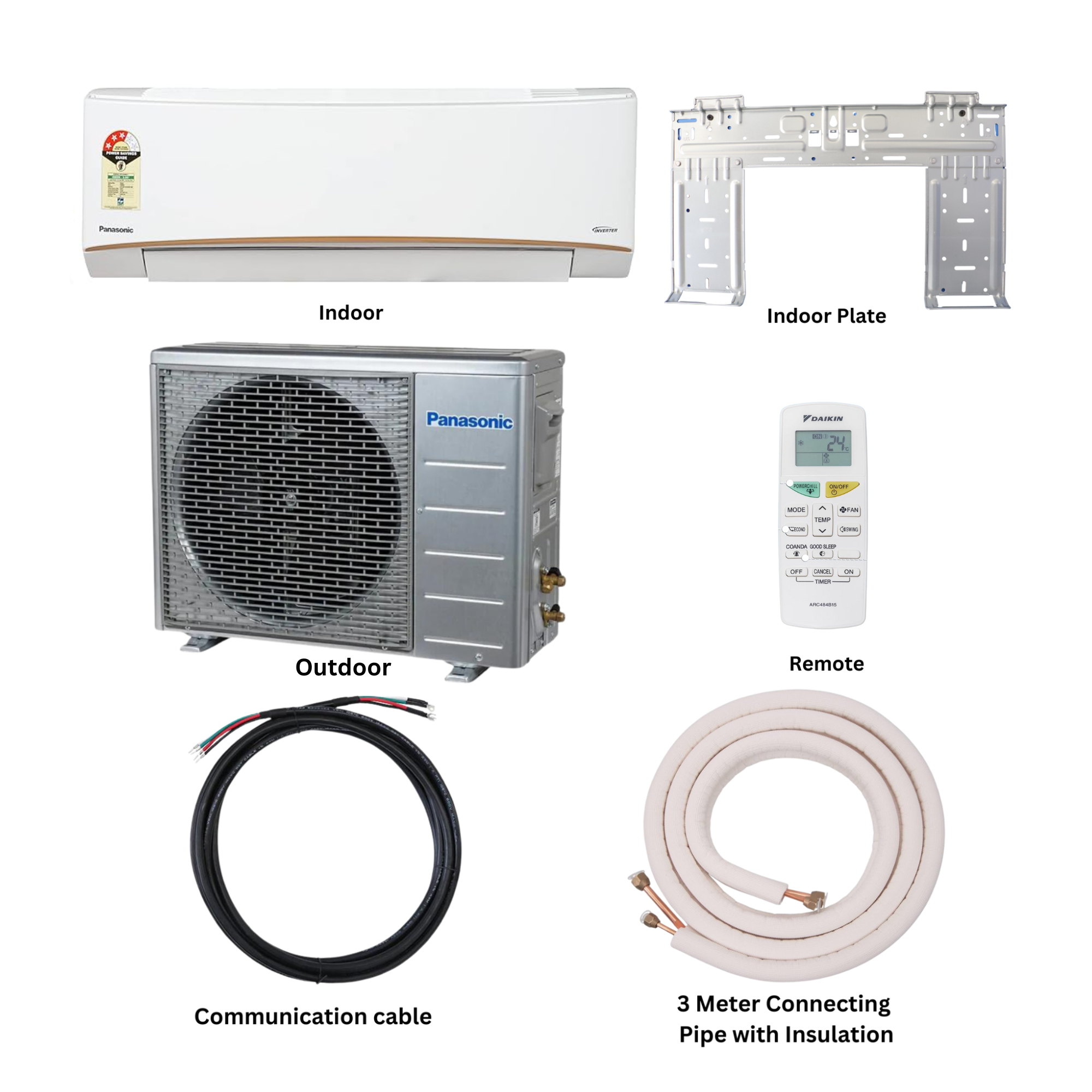 Panasonic 1.0 Ton Inverter Type Wall mount Smart Air Conditioner - MirAIe