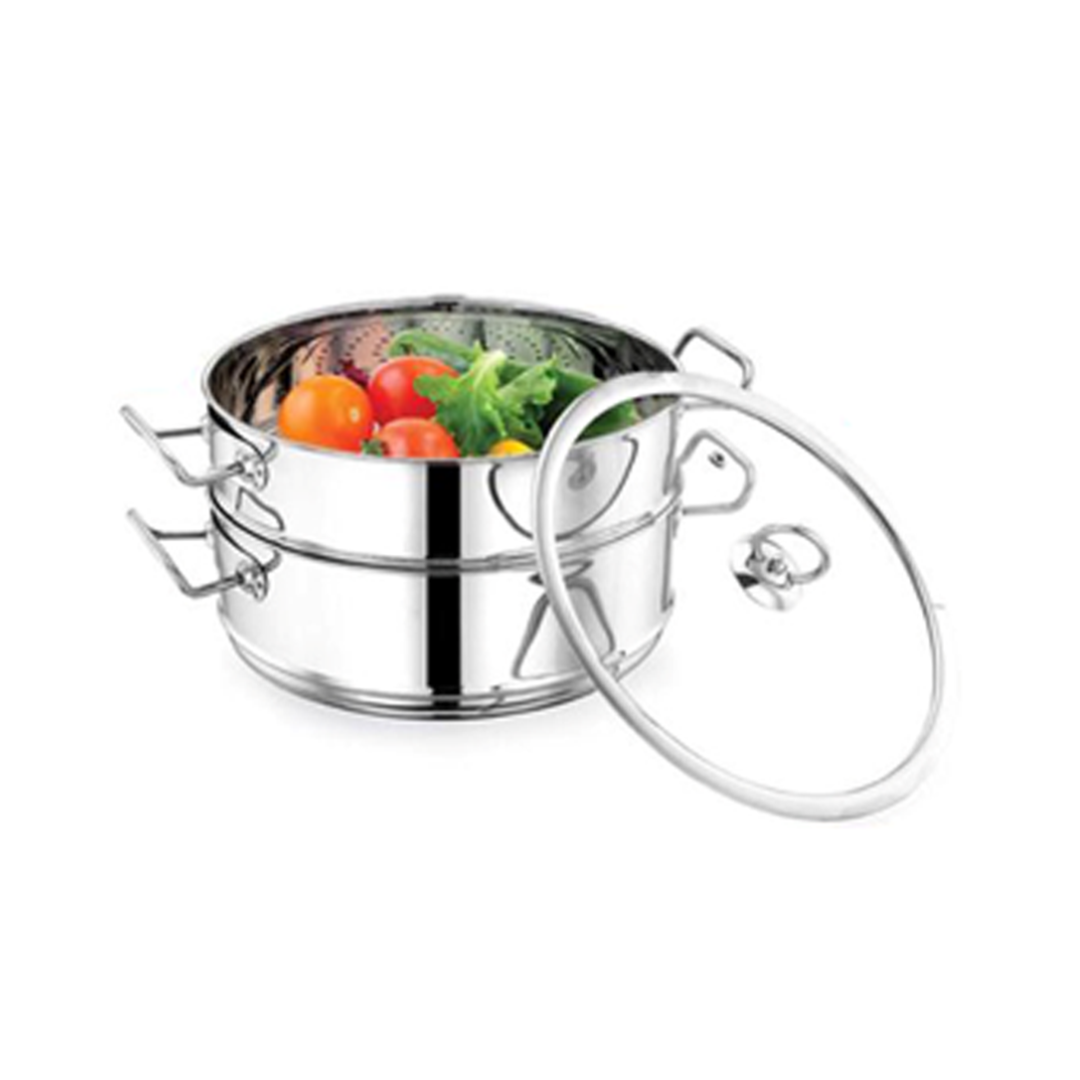 CG Food Steamer with Glass Lid