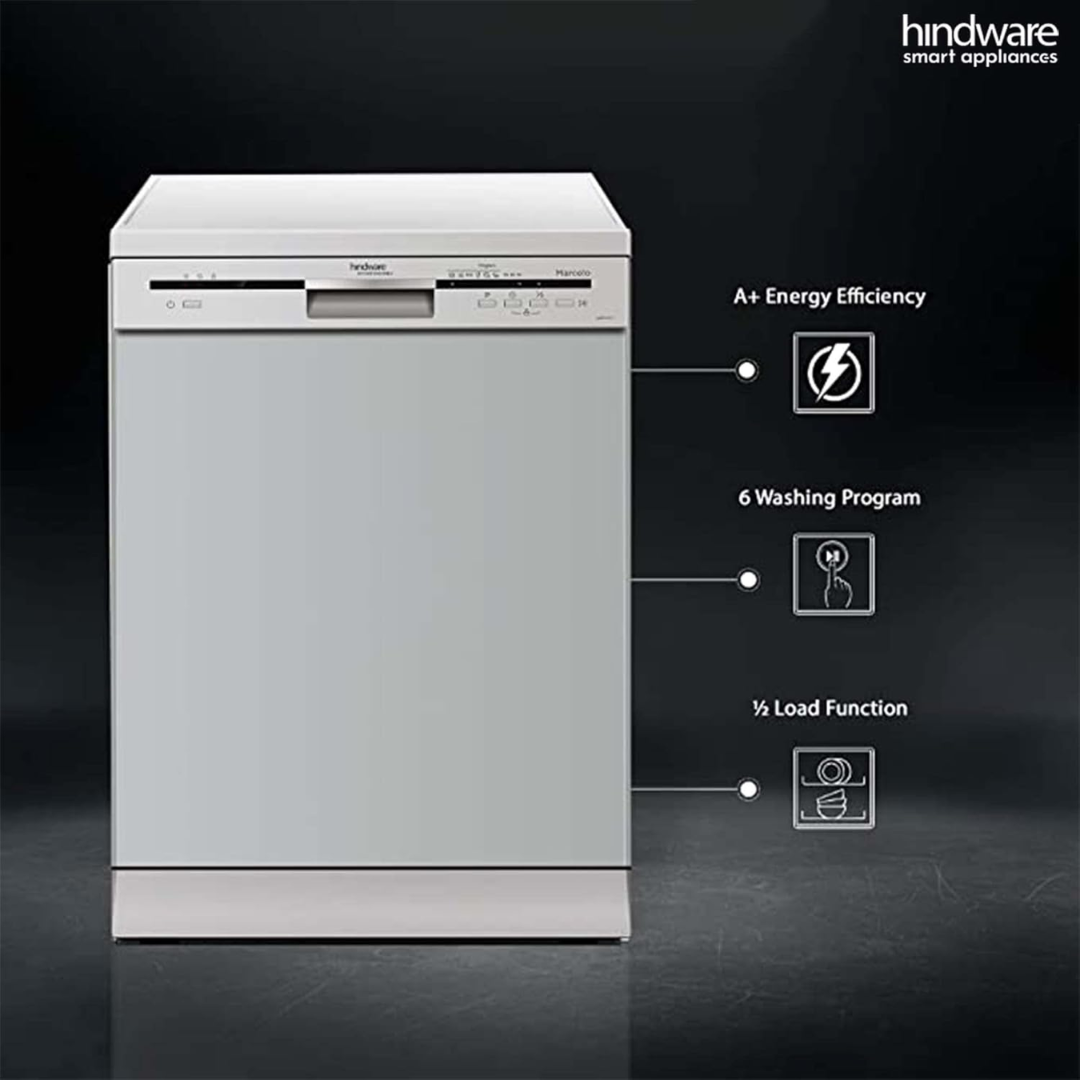 Hindware 60 cm Auto Clean Chimney - CHROMIA BLK 60