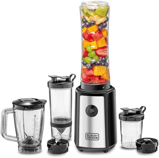 Black+Decker 300W Blender, Grinder & Juice cup - SBX300BCG-B5