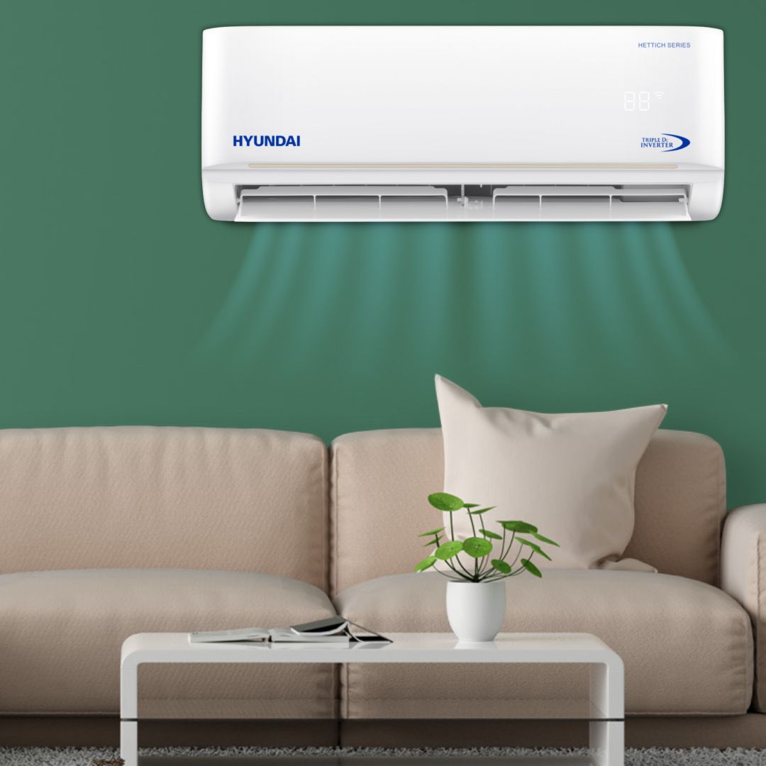 Hyundai 1.0 Ton Tripple Inverter Wall Mount Smart Split Air Conditioner
