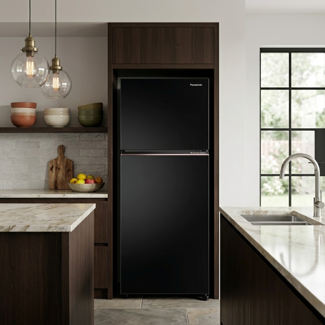 Panasonic 350L Double Door Refrigerator - NR-TG368BVHX