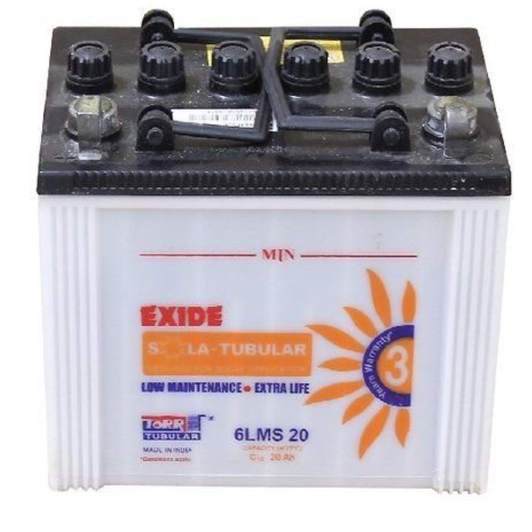 Exide 12V-20AH Solar Battery - 6LMS20