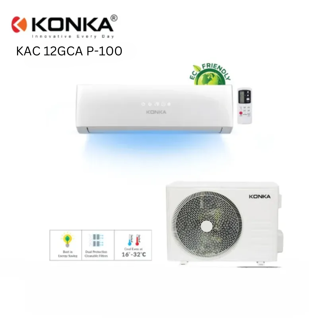 Konka 1.0 Ton Split Wall Mount Air Conditioner (KAC-12GHA-P100)