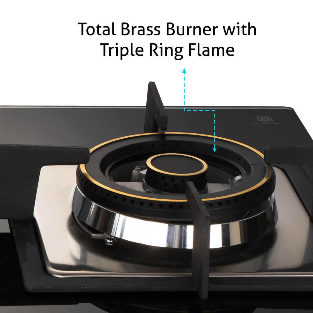 Glen 3 Burner Hop Top Stoves - BH 1063 SQ HT DB TR 