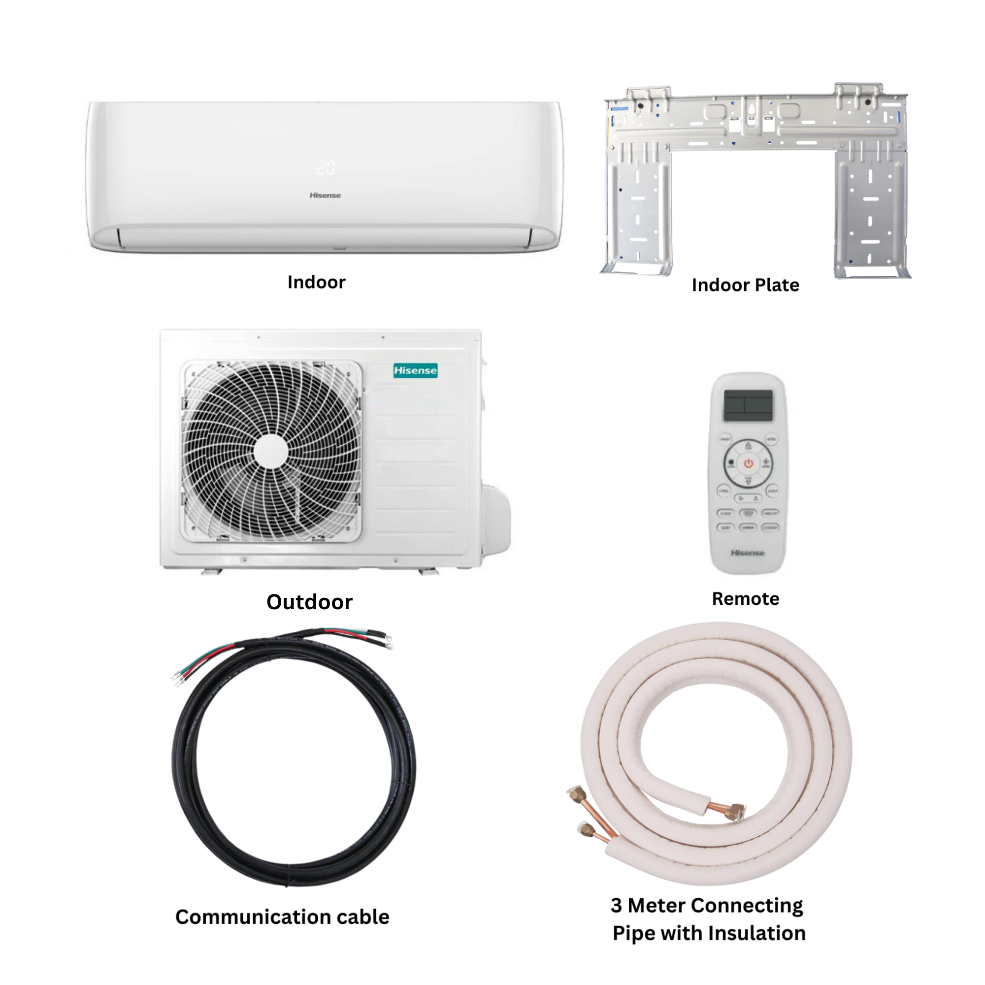 Hisense 2.0 Ton Wall Mount Inverter Type Split Air Conditioner