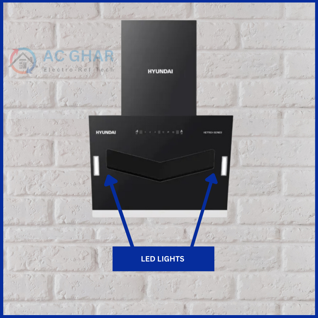 Hyundai 90 cm Curve Glass Chimney - HYRH-90SD-103CU