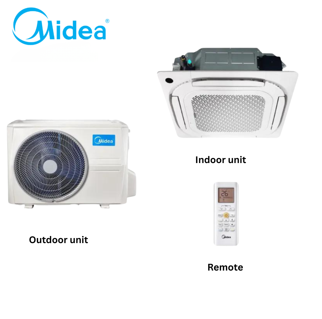 Midea 4.0 Ton Ceiling Cassette Non-Inverter AC
