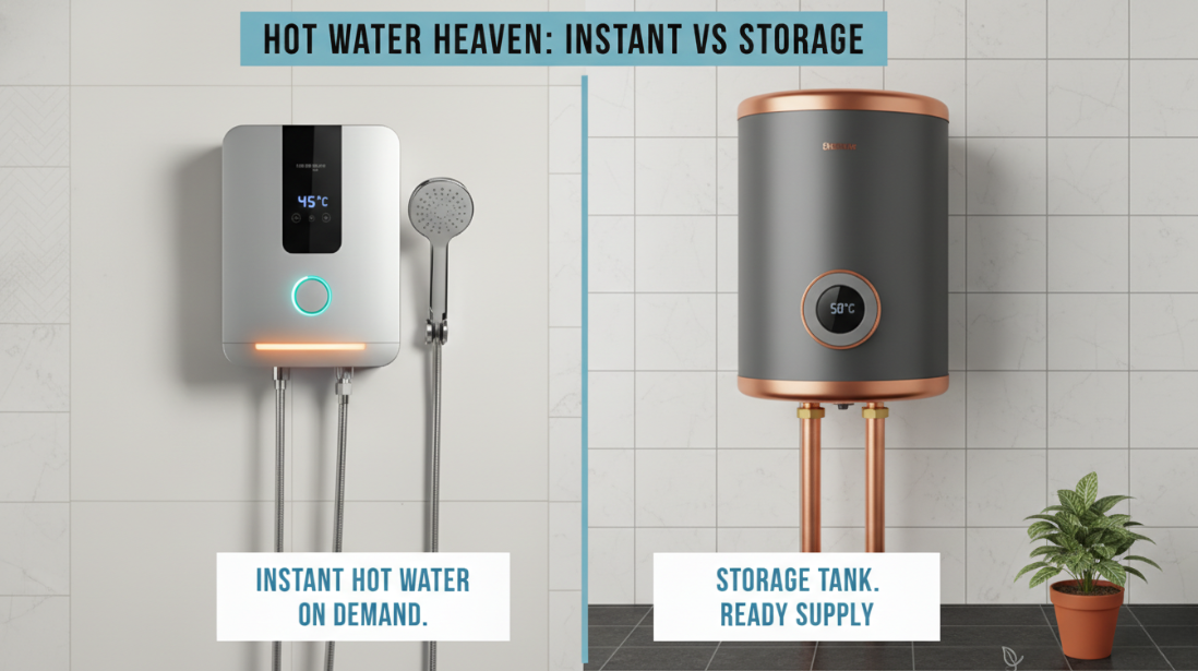Instant vs Storage Geyser