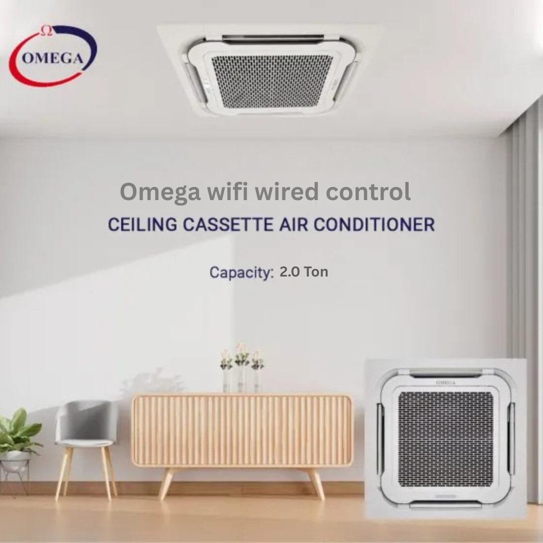 Omega 2.0 Ton Smart Air Ceiling Cassette Air Conditioner
