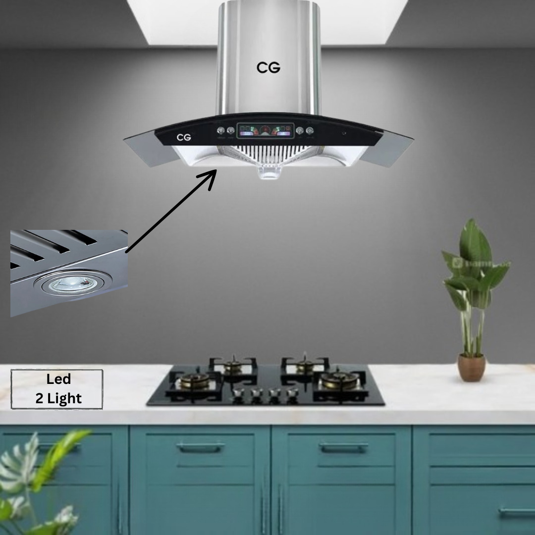 CG 90 cm Baffle Filter Kitchen Chimney - CG-CP90YA